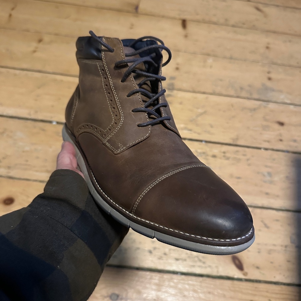 Men's Brown Leather Boots